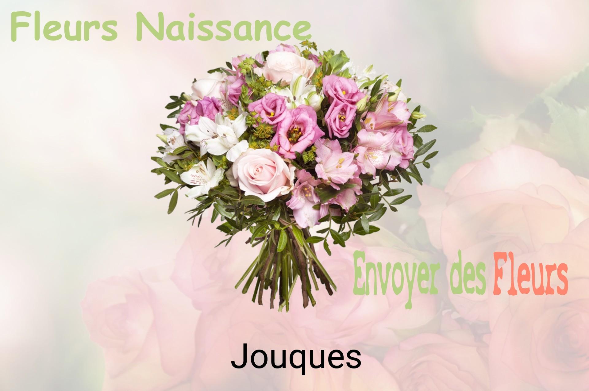Bouquet de fleurs de naissance livré à Jouques